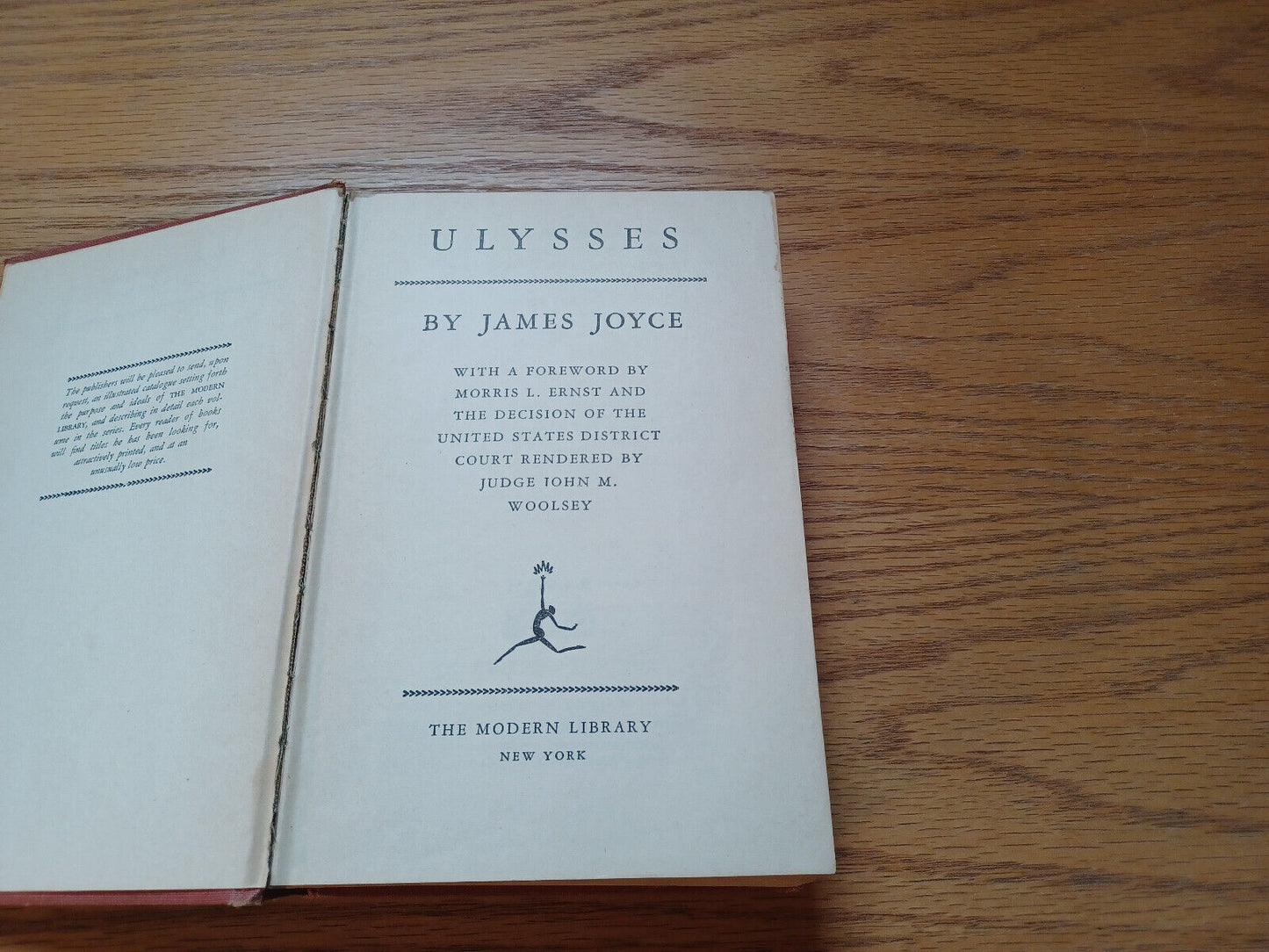 Ulysses by James Joyce Modern Library 1946