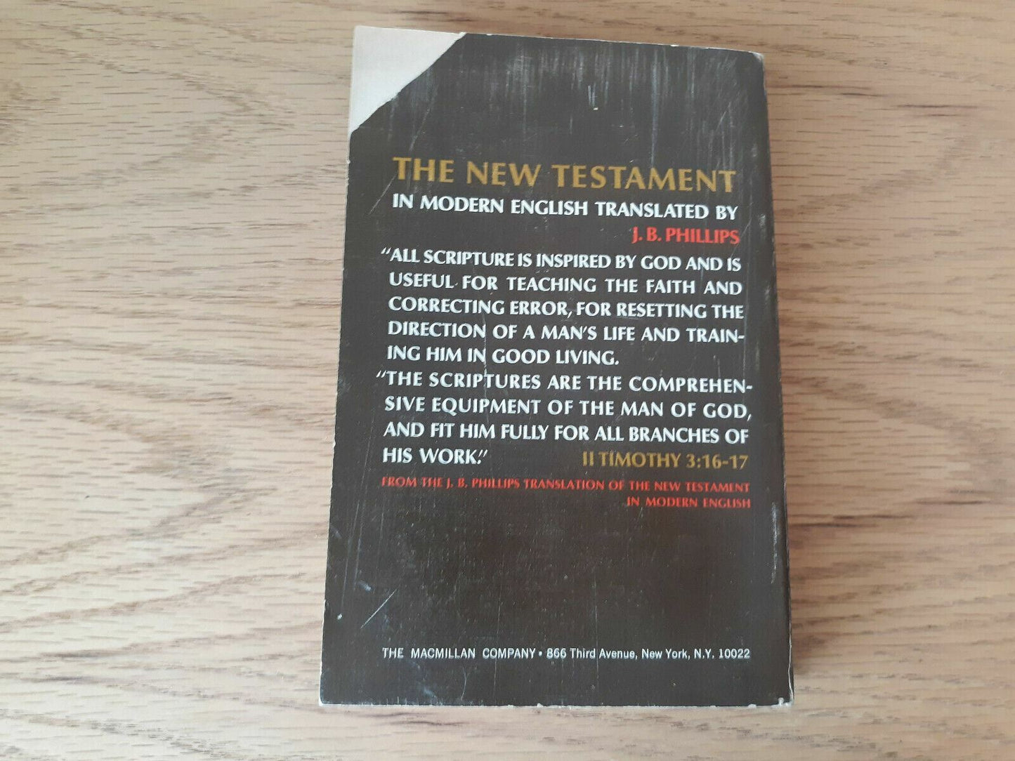 The New Testament In Modern English Paperback 1967 By Phillips J. B.