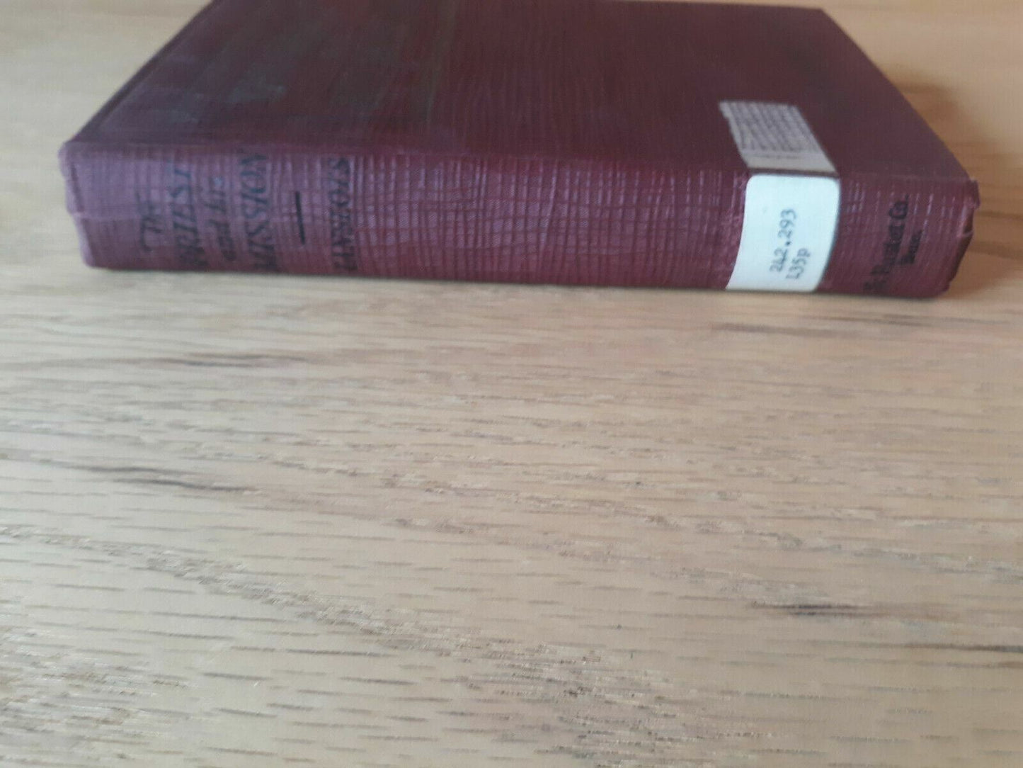 The Priest and His Mission Hardcover 1926 by D.I. Lanslots (Author)