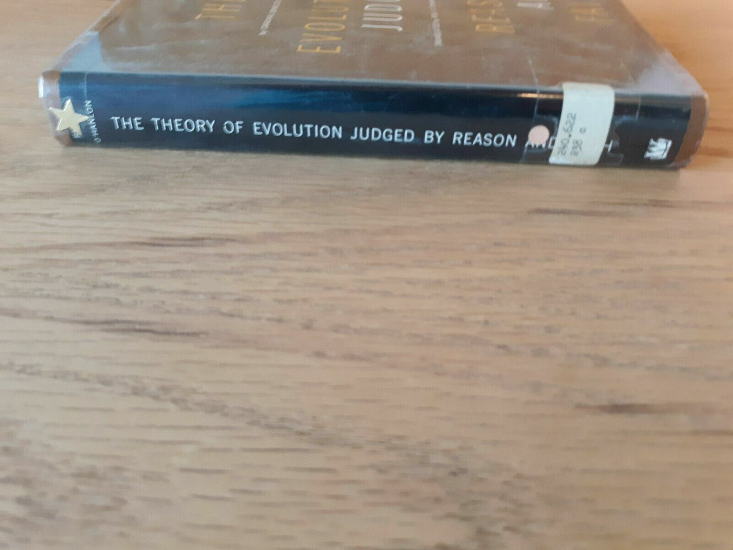 Theory of Evolution Judged by Reason and Faith Ernesto Ruffini 1959 HC/DJ