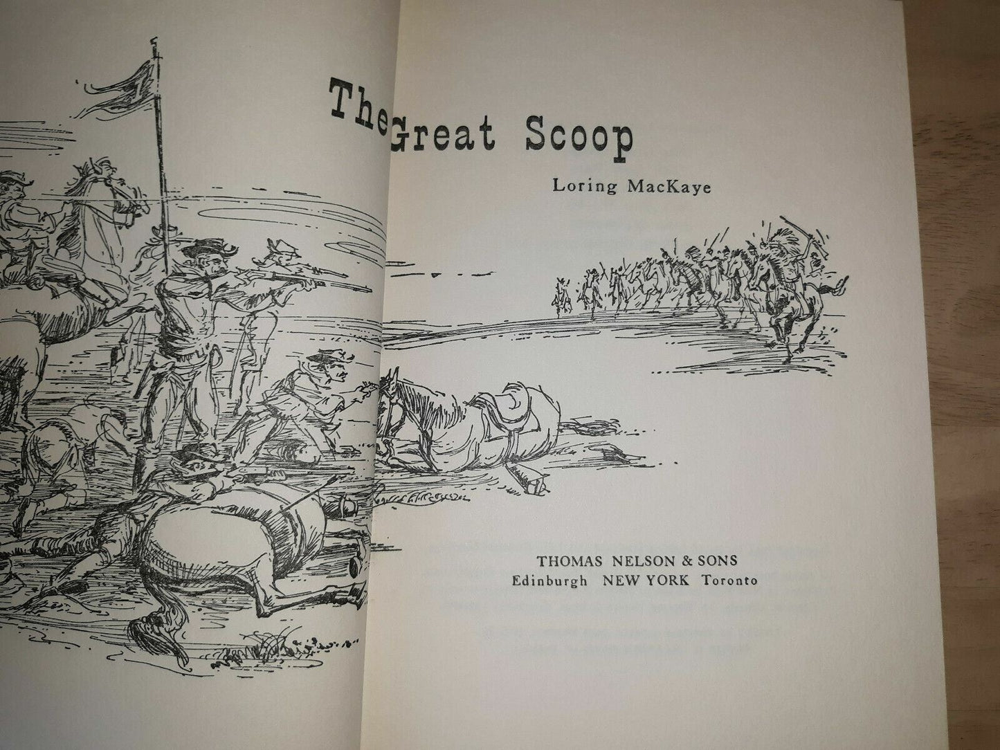 The great scoop Hardcover – 1956 by Loring MacKaye (Author)