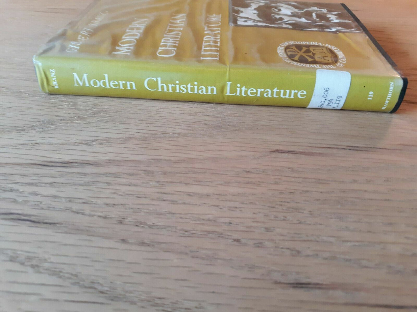 Modern Christian Literature Hardcover 1961 by Gisbert KRANZ (Author)