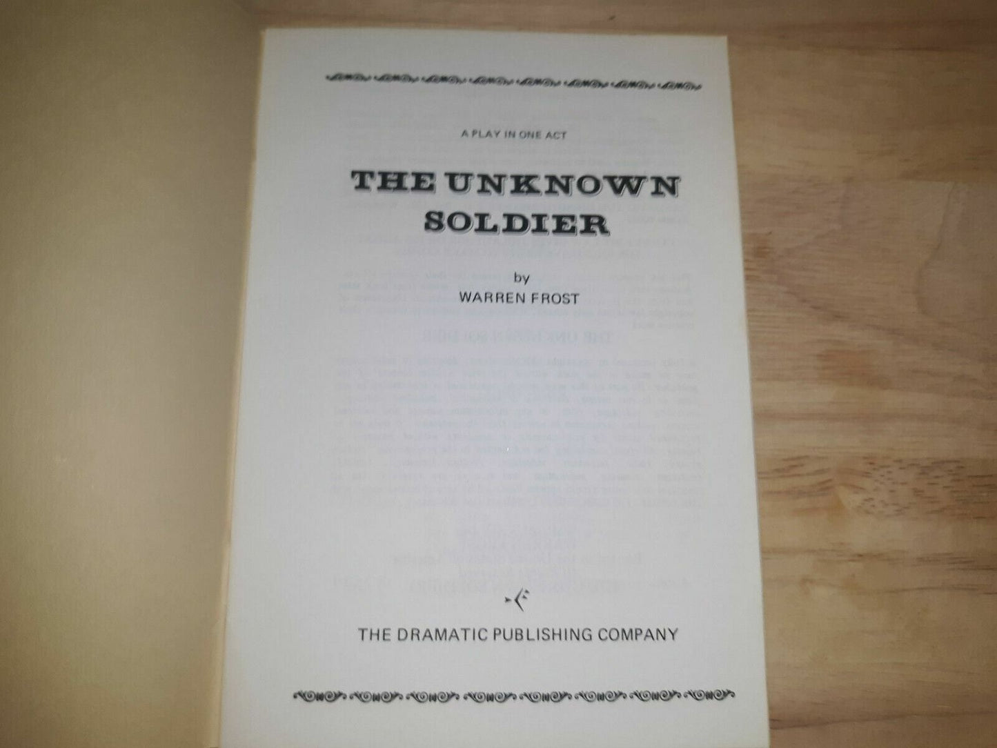 The Unknown Soldier Paperback – 1974 by Warren Frost (Author)