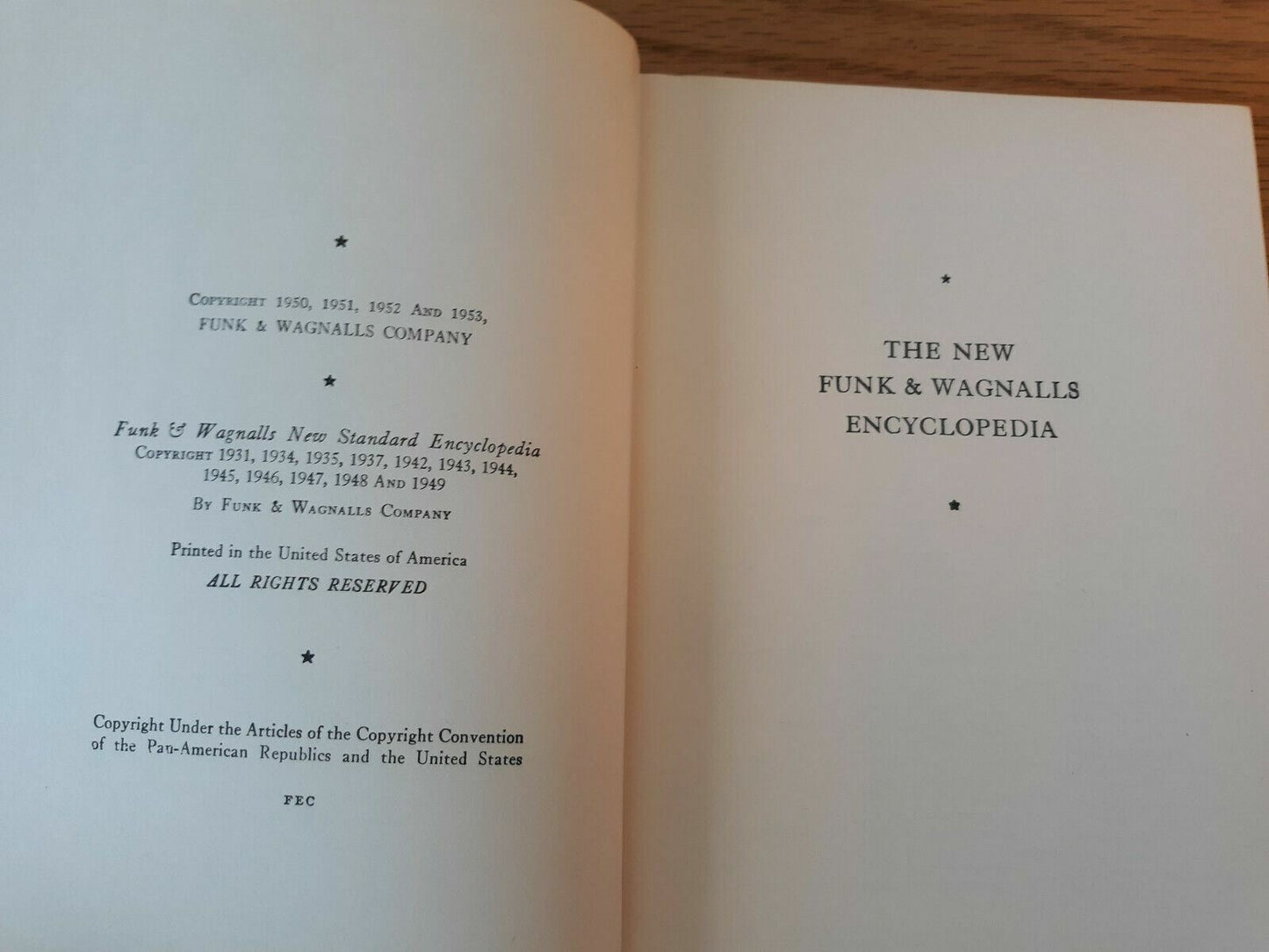 The New Funk & Wagnalls Encyclopedia 1953 Volume 36 Unicorn Hardcover