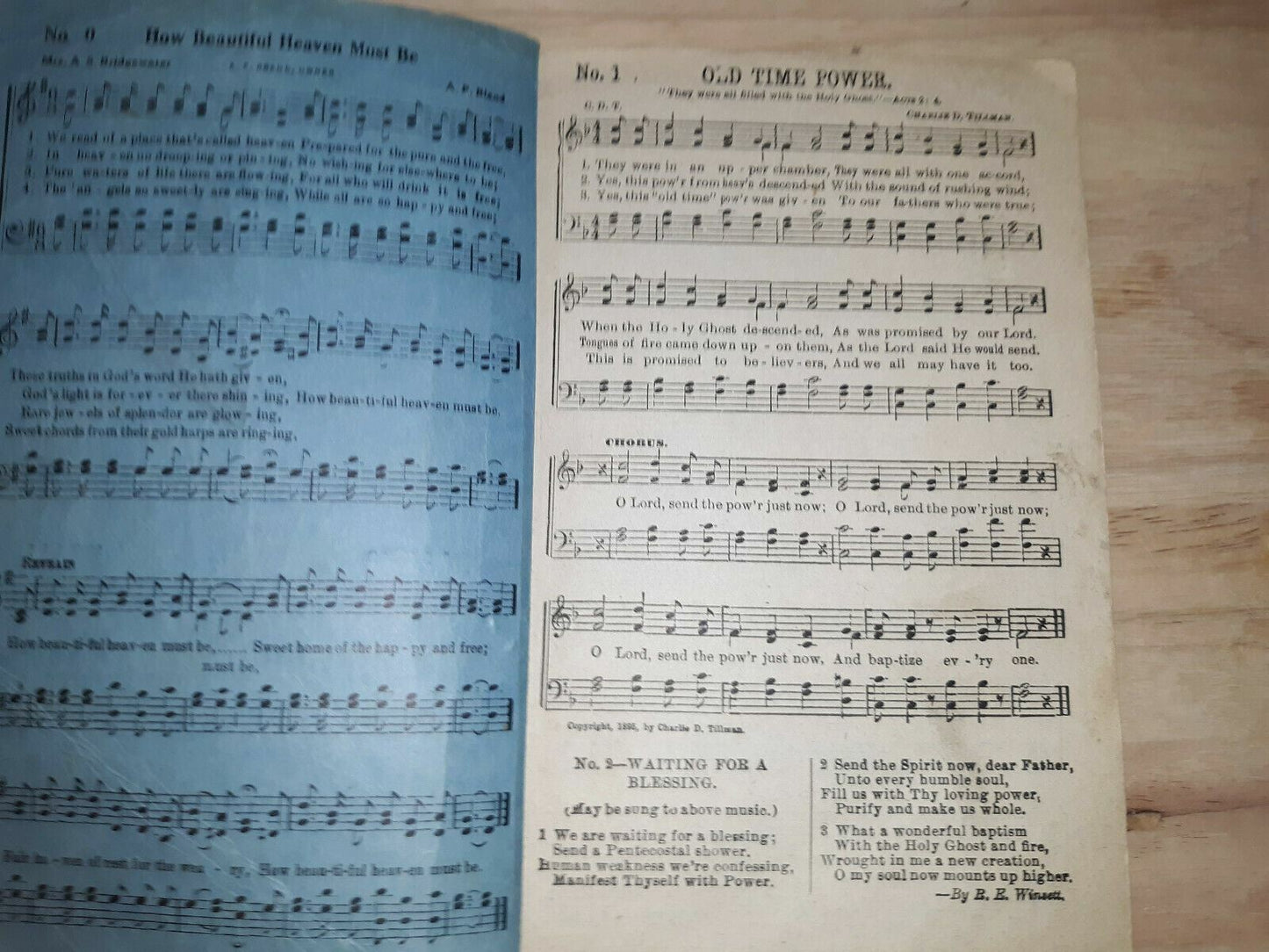 Songs of Revival Power (Our MCMXIX Book) - Round Notes Paperback Winsett 1919