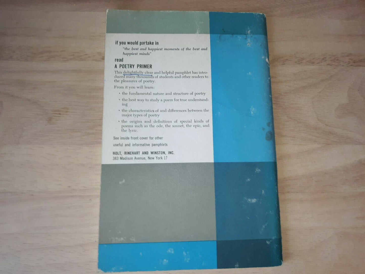 A poetry primer Paperback – 1963 by Gerald Sanders (Author)