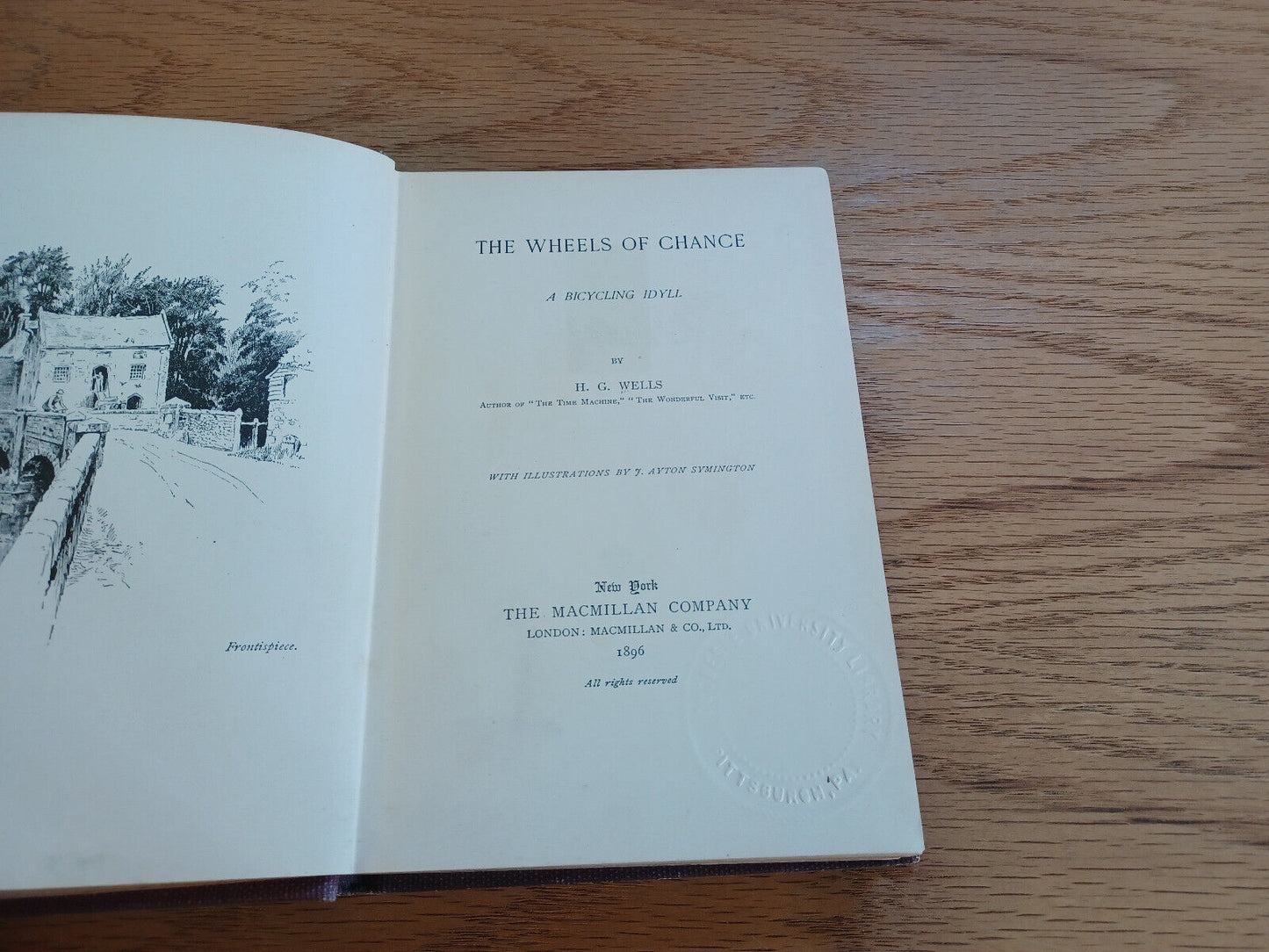 The Wheels Of Chance A Bicycling Idyll H G Wells 1896