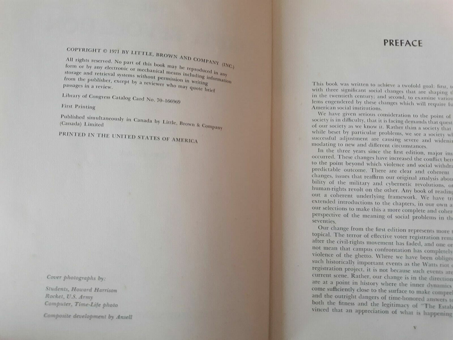 The Triple Revolution Emerging Social Problems in Depth 1971 Perrucci Pilisuk