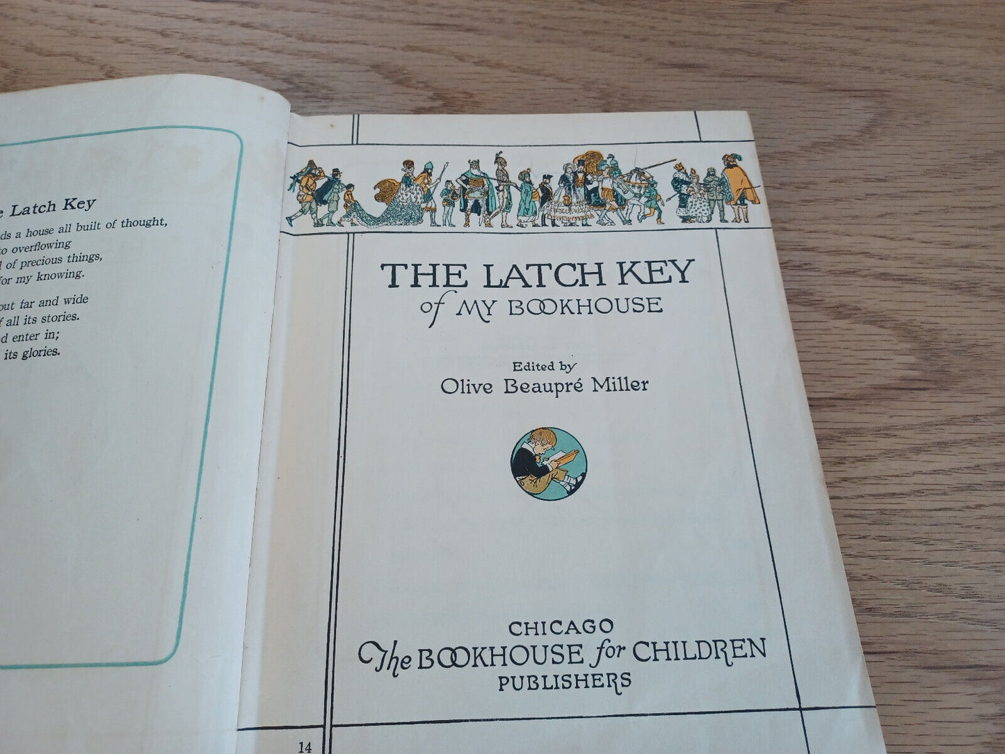 The Latch Key Of My Bookhouse 1925 Olive Beaupre Miller