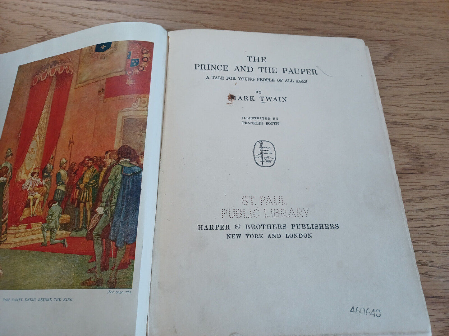 The Prince And The Pauper By Mark Twain 1917