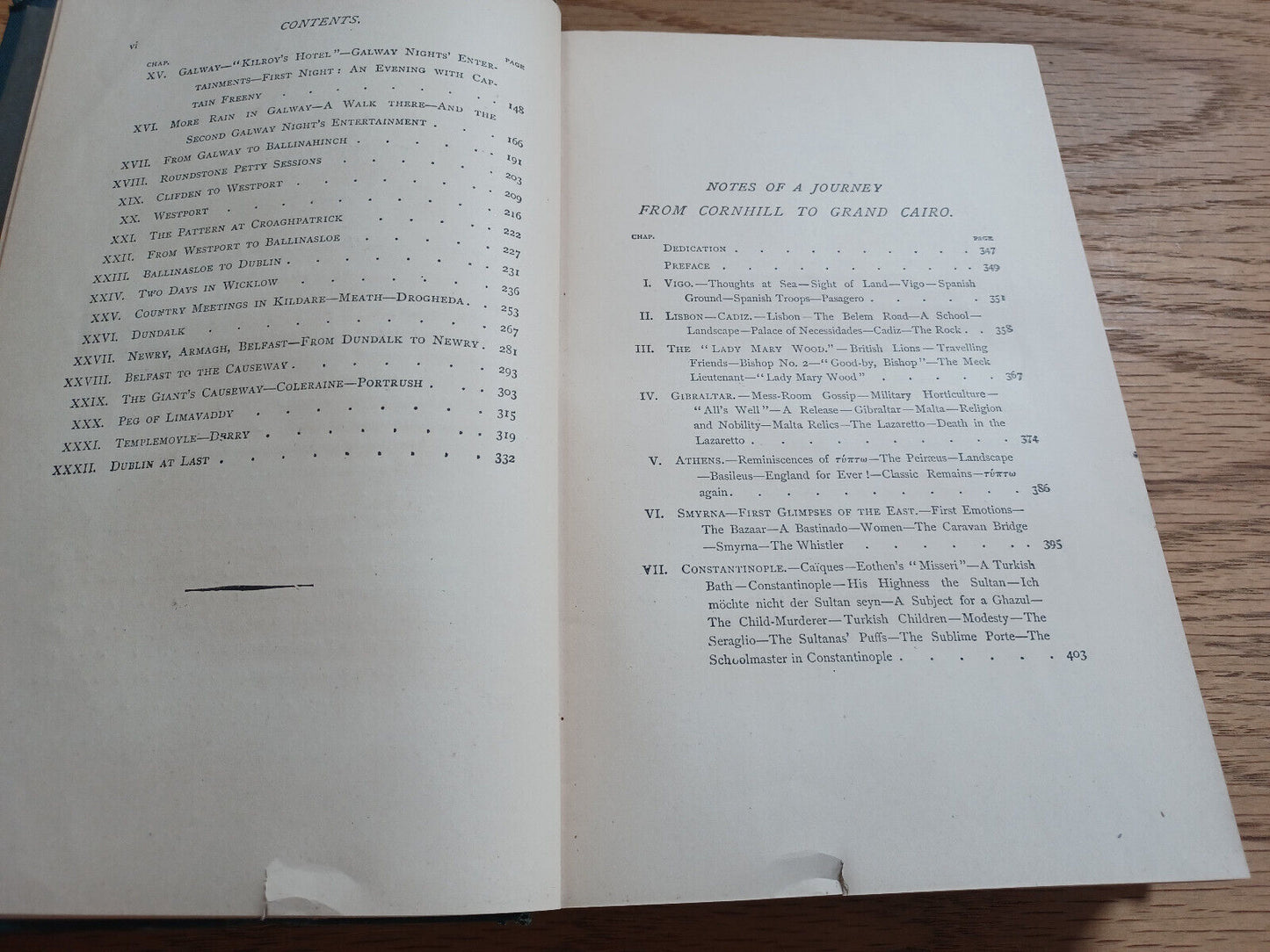 The Irish Sketch Book From Cornhill To Grand Cairo W M Thackeray 1869