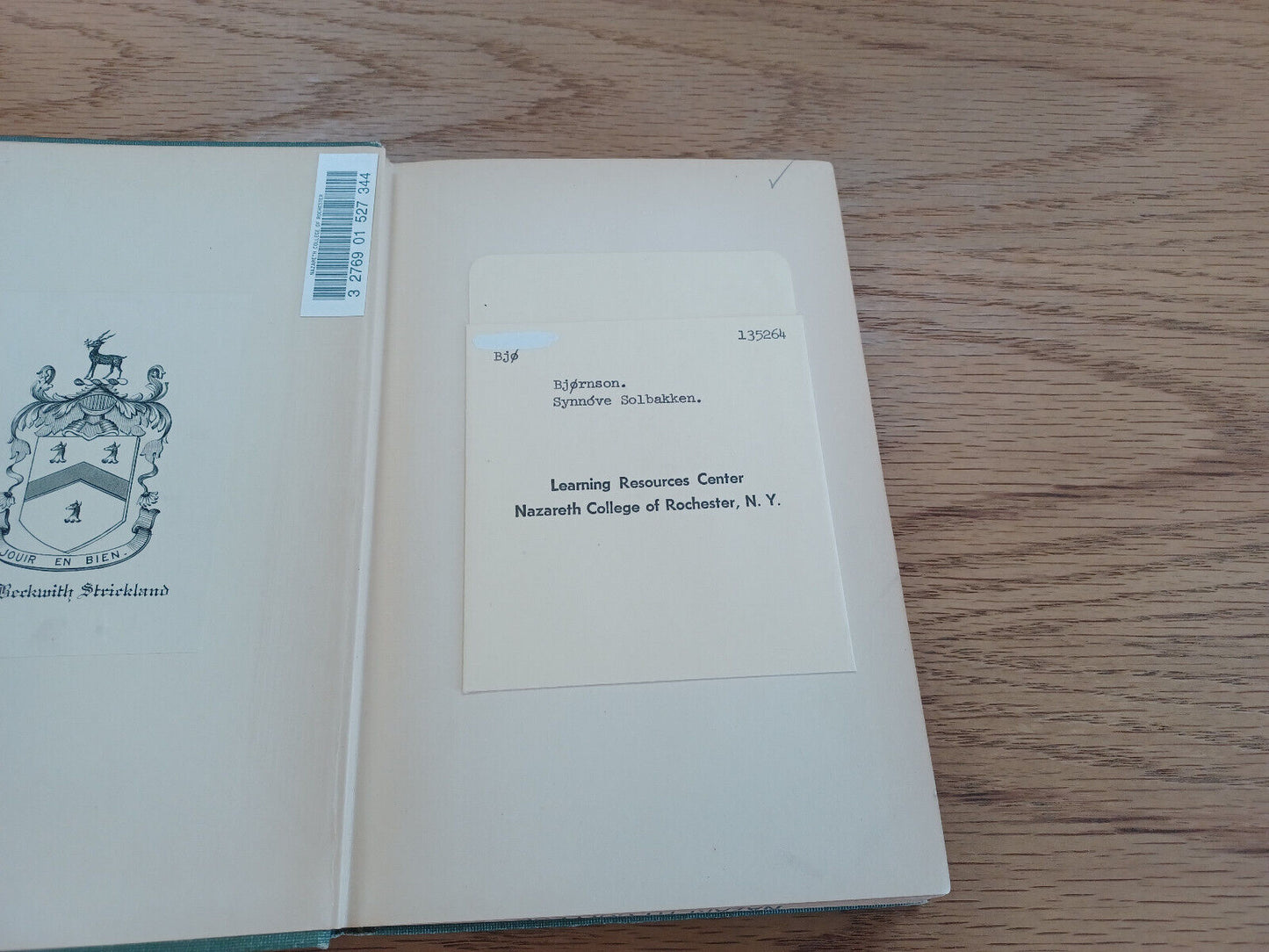 Works Of Bjornstjerne Bjornson Patriots Edition Synnove Solbakken 1882
