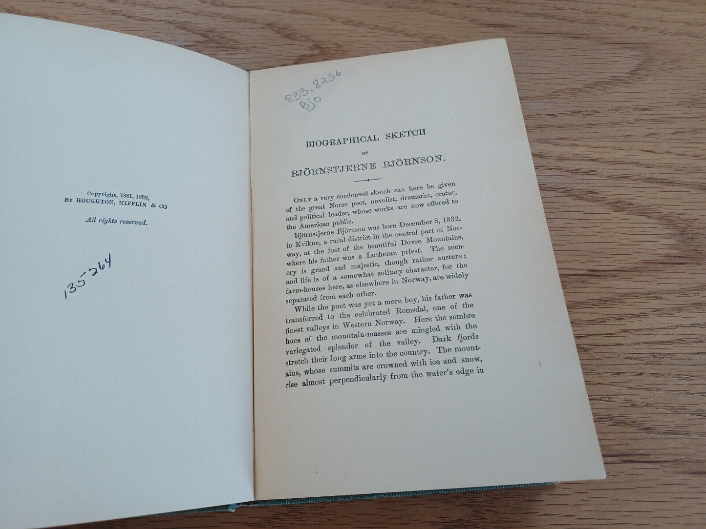 Works Of Bjornstjerne Bjornson Patriots Edition Synnove Solbakken 1882