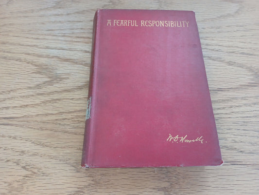 A Fearful Responsibility And Other Stories By William D Howells 1881