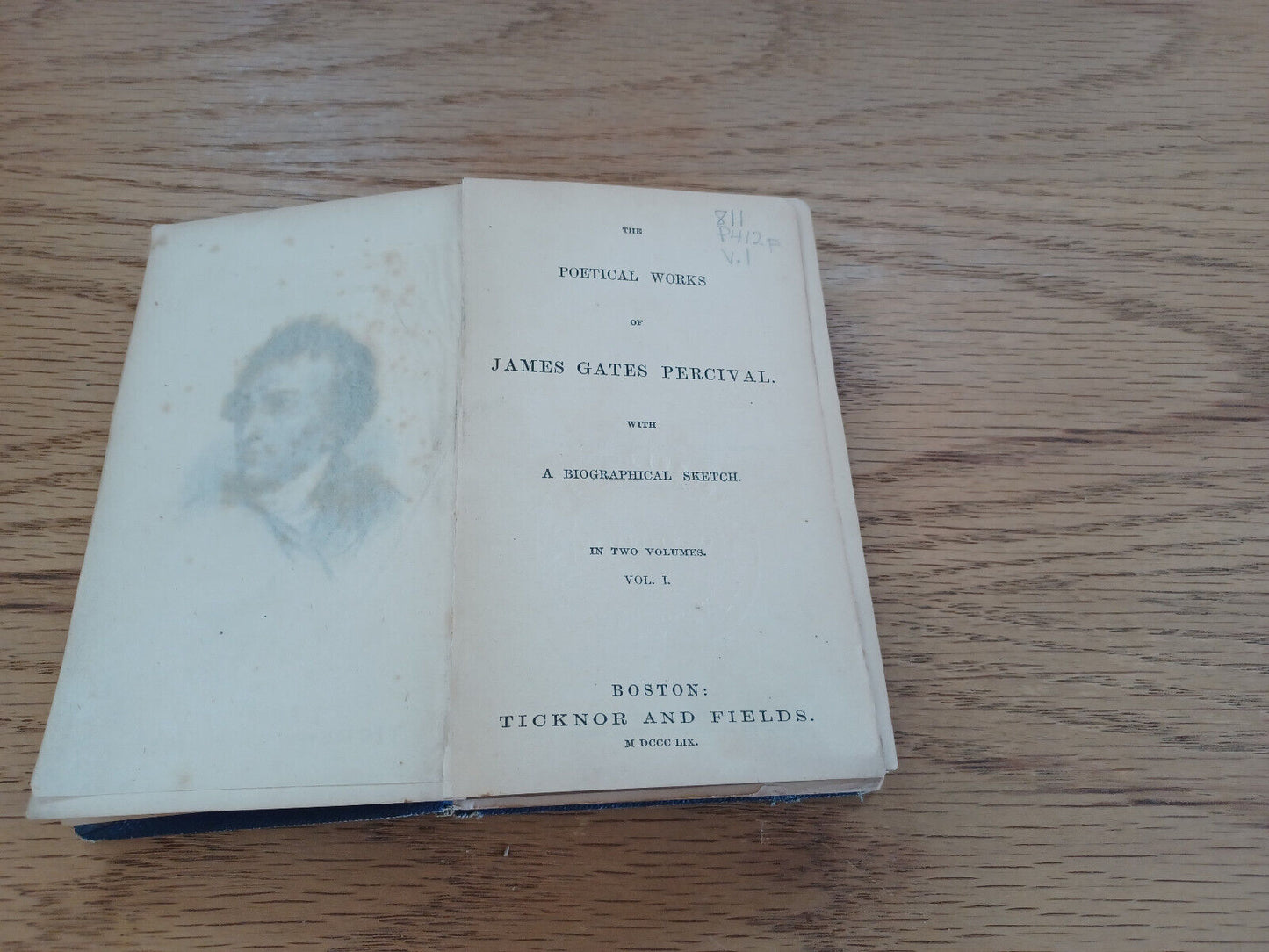 The Poetical Works Of James Gates Percival Vol I 1859