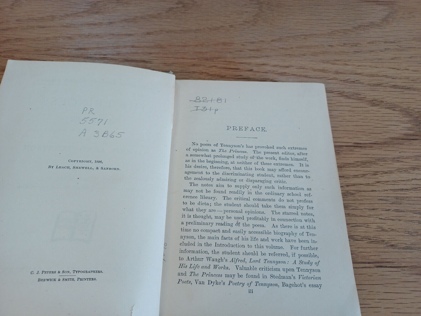 The Princess A Medley By Alfred Lord Tennyson 1896