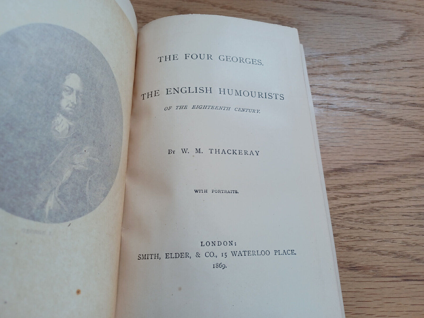 The Four Georges The English Humourists W M Thackeray 1869