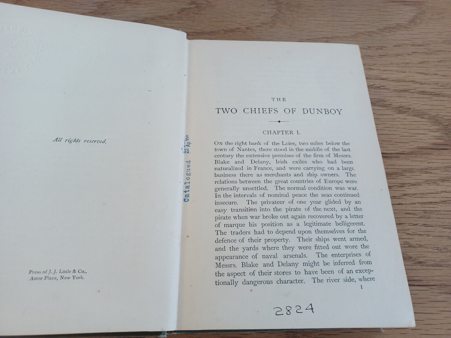 The Two Chiefs Of Dunboy Irish Romance Of The Last Century J A Froude 1889