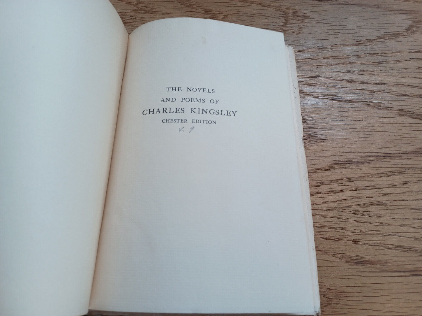 Hereward The Wake Charles Kingsley Vol I 1900 Chester Ed