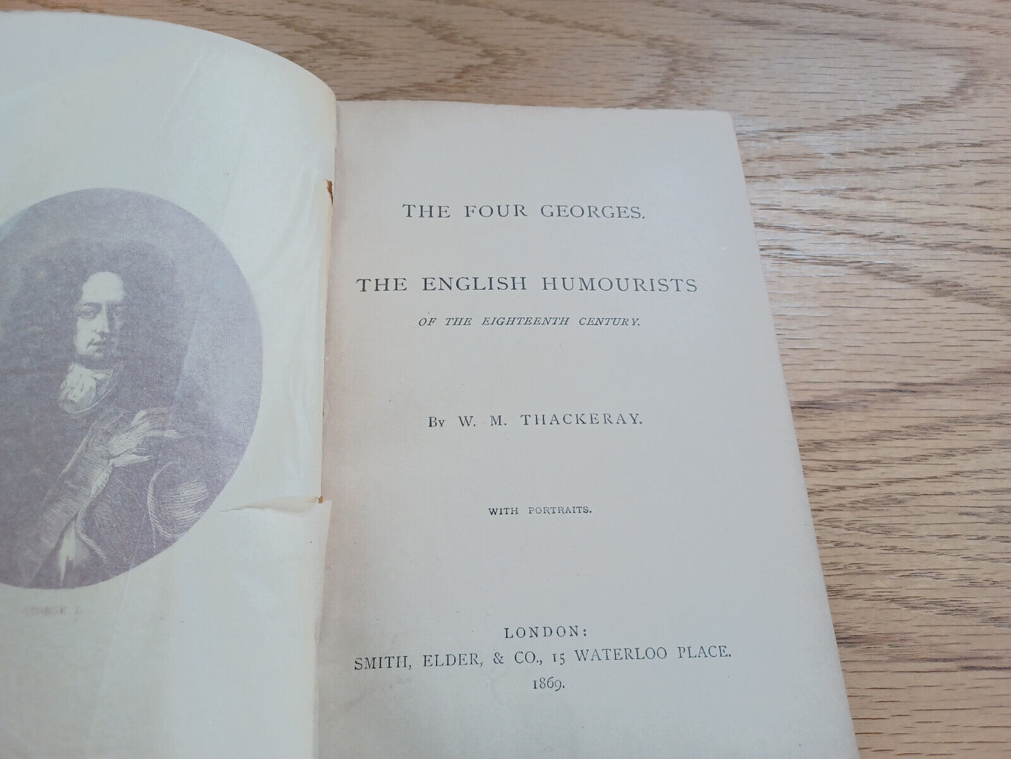 The Four Georges The English Humourists 18Th Century W M Thackeray 1869