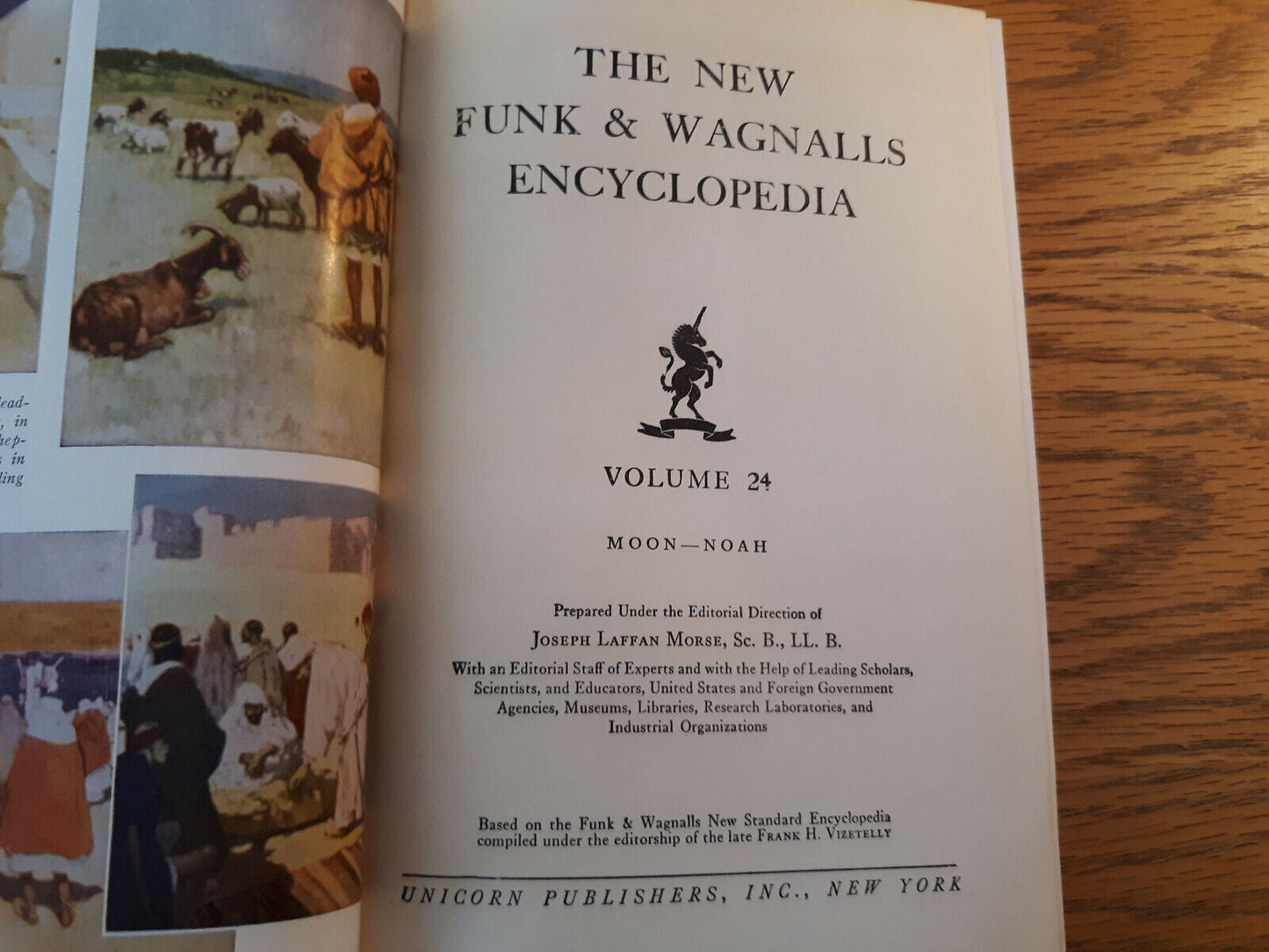 The New Funk & Wagnalls Encyclopedia 1952 Unicorn Pub Hardcover Volume 24